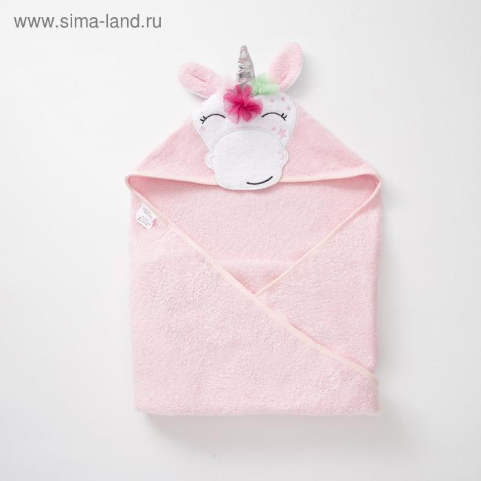 Полотенце детское Крошка Я «Единорог», 84х84 см - Фото 1