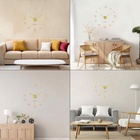 Часы настенные интерьерные «Бабочки», 3D, наклейка, плавный ход, d=70 см - Фото 2