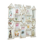 Фоторамка-коллаж на 15 фото с часами настенными «Дом», бесшумные, 54.5×74 см - Фото 3