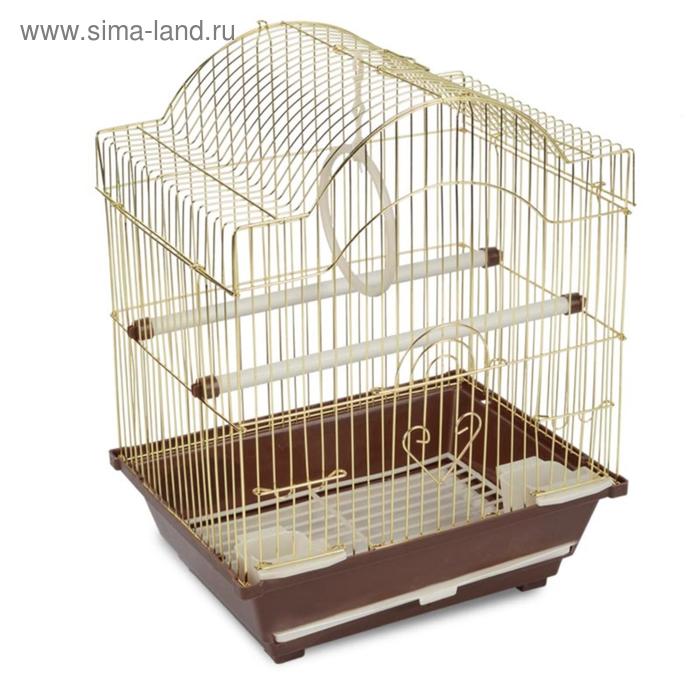 Клетка Triol для птиц, 30×23×39 см, золото - Фото 1