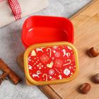 Ланч - бокс «Подарки, лошадки, леденцы» 150 мл - Фото 2