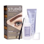Комплект для окрашивания бровей Studio Professional Volume Up с эффектом татуажа , тон тёмно-коричневый - Фото 1