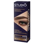 Комплект для окрашивания бровей и ресниц Studio Professional Volume Up, коричневый - Фото 6