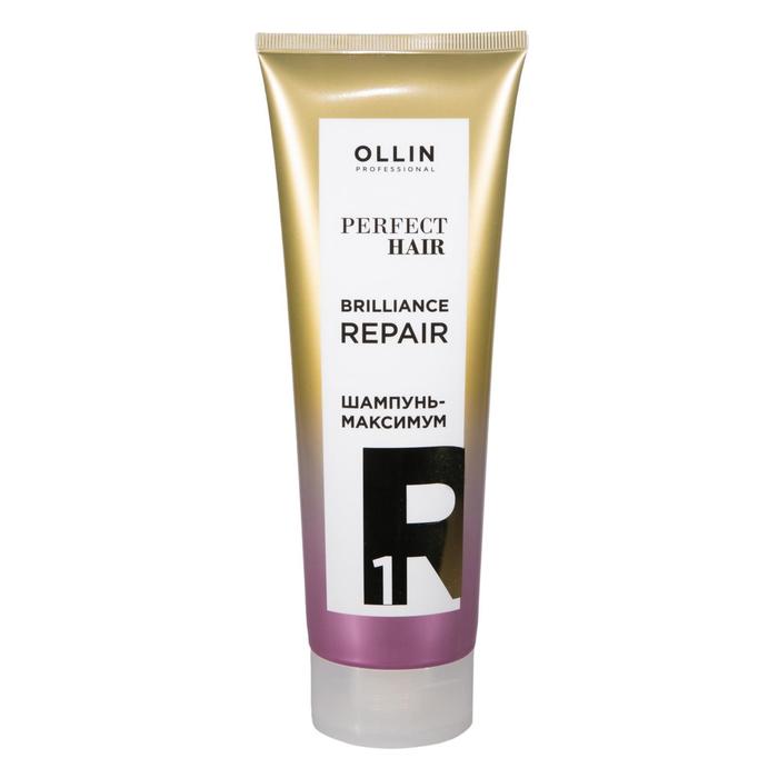 Шампунь-максимум для восстановления волос Ollin Professional Perfect Hair, Brilliance repair, Step 1, 250 мл - Фото 1