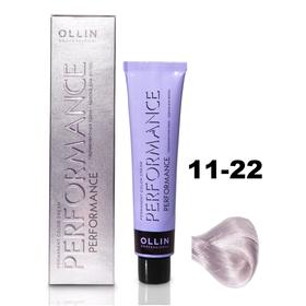 Крем-краска для волос Ollin Professional Performance, тон 11/22 специальный блондин фиолетовый, 60 мл