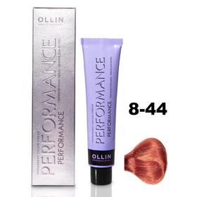 Крем-краска для волос Ollin Professional Performance, тон 8/44 светло-русый интенсивно-медный, 60 мл
