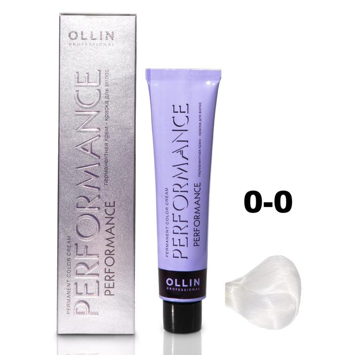 Крем-краска для волос Ollin Professional Performance, тон 0/0 нейтральный, 60 мл