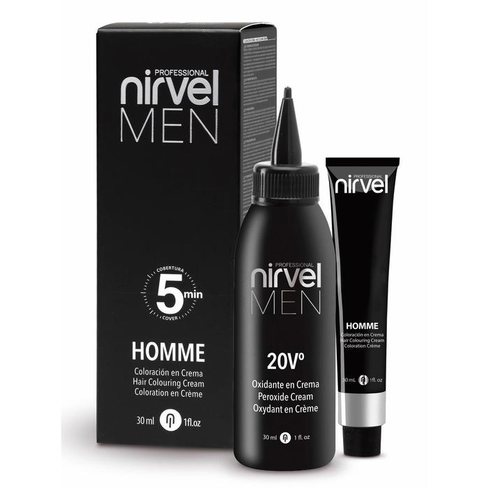 Комплект для окрашивания волос Nirvel Professional, тон G7 светло-серый homme, 2 шт. по 30 мл - Фото 1