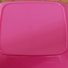 Контейнер пластиковый пищевой «Простота», 14×14×9 см, крышка, ложка, цвет МИКС - фото 9856368