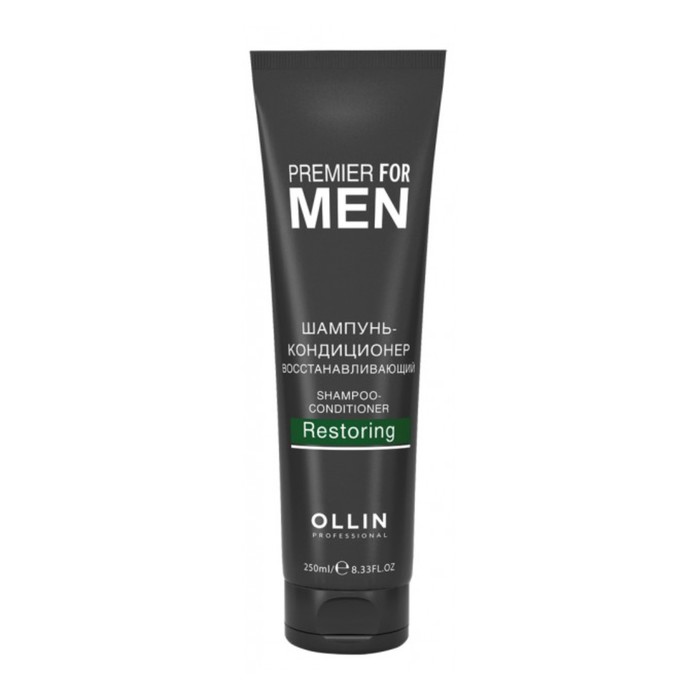 Шампунь-кондиционер для волос Ollin Professional Premier For Men, восстанавливающий,250 мл - Фото 1
