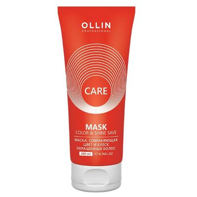 Маска для окрашенных волос Ollin Professional Color & Shine save, 200 мл