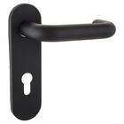 Комплект ручек AVERS HР-72.1303-BL (Spring) черные с пружиной для противопожарных замков - Фото 1