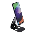 Подставка для телефона Luazon, регулируемая высота, силиконовые вставки, черная - Фото 2