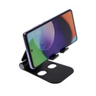 Подставка для телефона Luazon, регулируемая высота, силиконовые вставки, черная - Фото 4