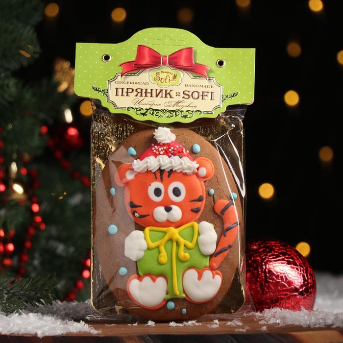 

Пряник "Новогодний" имбирно-медовый микс, 130 г