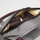 Косметичка-сумочка на молнии "Морячка", 2 ручки, 1 отдел, цвет чёрный - Фото 3