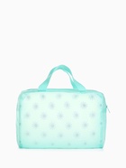 Косметичка-сумка на молнии для бассейна, с ручками, средний размер, зелёная - Фото 3