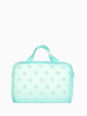 Косметичка-сумка на молнии для бассейна, с ручками, средний размер, зелёная (комплект 2 шт)