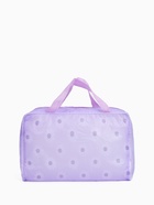 Косметичка-сумка на молнии для бассейна, с ручками, средний размер, сиреневая - Фото 3
