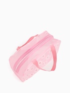 Косметичка-сумка на молнии для бассейна, с ручками, средний размер, розовая - Фото 2