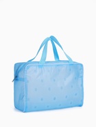 Косметичка-сумка на молнии для бассейна, с ручками, средний размер, голубая - Фото 2