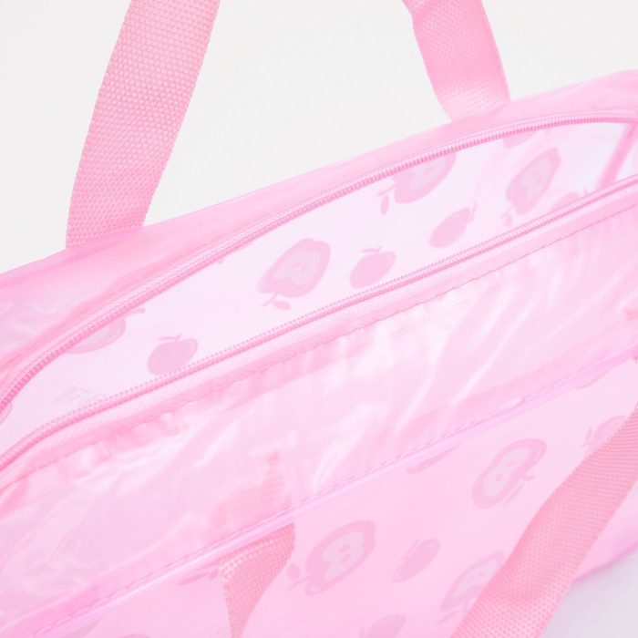 Косметичка на молнии, цвет розовый 12747