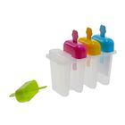 Форма для мороженого «Радуга», 4 ячейки, 80 мл, цвет МИКС - Фото 2