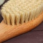 Щётка для сухого массажа, натуральная щетина, 79 пучков - Фото 3