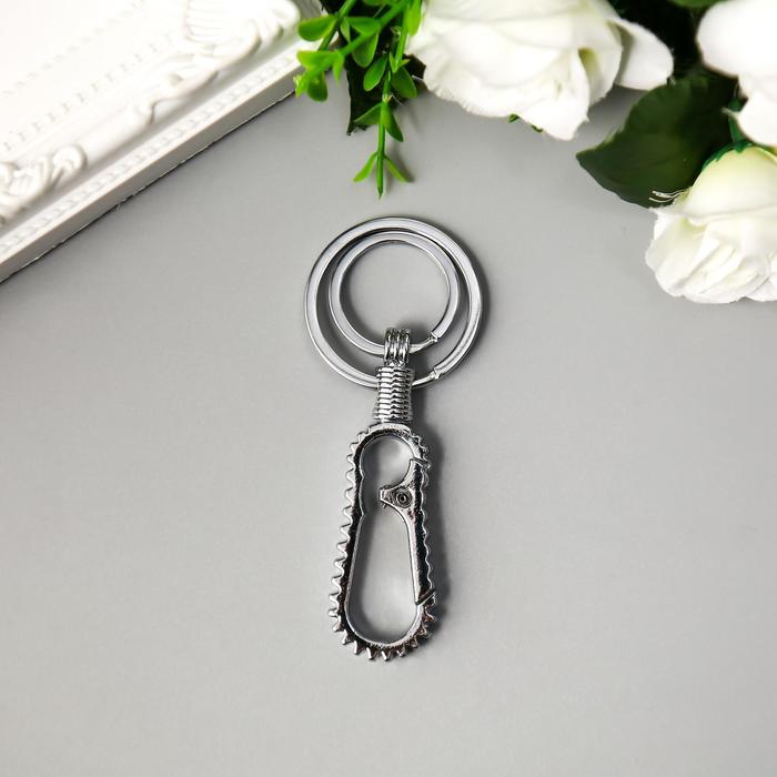 Брелок металл двойное кольцо 