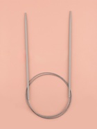 Спицы круговые, для вязания, с тефлоновым покрытием, с металлическим тросом, d=3 мм, 14/80 см - Фото 2