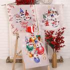 Набор полотенец рогожка (пакет) Гномики 45х60см 3шт, 170г/м, хл100% - Фото 1