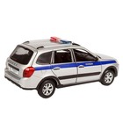 Машина металлическая «Lada Полиция» 1:24, цвет серебряный, открываются двери, капот и багажник, световые и звуковые эффекты - фото 6332476