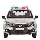 Машина металлическая «Lada Полиция» 1:24, цвет серебряный, открываются двери, капот и багажник, световые и звуковые эффекты - фото 6332478