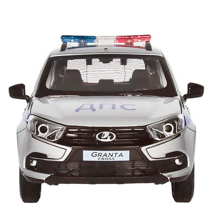 Машина металлическая «Lada Полиция» 1:24, цвет серебряный, открываются двери, капот и багажник, световые и звуковые эффекты - фото 1905693671