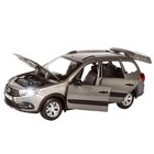 Машина металлическая «Lada» 1:24 инерция, цвет серый, открываются двери, капот и багажник, световые и звуковые эффекты - фото 3708320