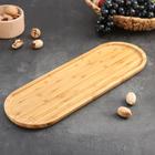 Блюдо для подачи Доляна «Бамбуковый лес», 44×15×1,5 см, бамбук - Фото 2