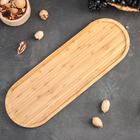 Блюдо для подачи Доляна «Бамбуковый лес», 44×15×1,5 см, бамбук - Фото 3