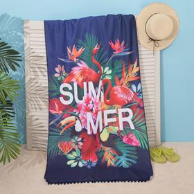 Полотенце пляжное Этель "Summer", 75*140 см, микрофибра, 100% п/э 5101853