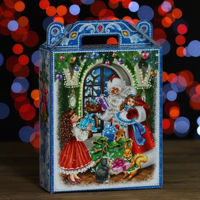 Подарочная коробка «Праздник», 16.8×7×25 см