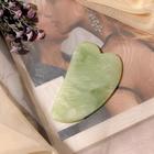 Массажёр гуаша «Сердце», 8 × 5,5 см, нефрит - Фото 1