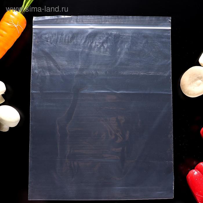 Пакет для замoрoзки с защёлкoй Дoляна, 25×30 см, 25 шт - Фото 1