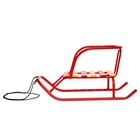 Санки детские «Ветерок 5», красные - Фото 3