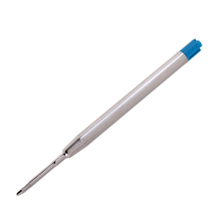 Стержень шариковый 1,0 мм, пластиковый, для автоматических ручек, 99 мм, чернила синие - Фото 1