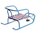 Санки детские «Ветерок 5», голубые - Фото 4