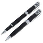 Ручки шариковые подарочные «Гравюра» 2 шт., в кожзам футляре - Фото 3