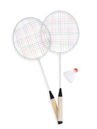 Набор для бадминтона ONLYTOP: 2 ракетки, волан, в сетке, цвета МИКС - Фото 4