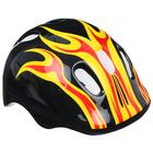 Шлем защитный детский ONLYTOP OT-H6, обхват 52-54 см, цвет чёрный - фото 299554989