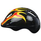 Шлем защитный детский ONLYTOP OT-H6, обхват 52-54 см, цвет чёрный - фото 9542310