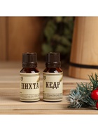 Новогодний набор эфирных масел «С Новым годом», в подарочной коробке, кедр, пихта, 2 шт. по 15 мл - Фото 3