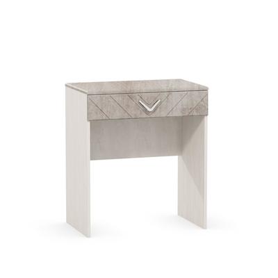 Столик туалетный «Амели 12.48», 650×410×750 мм, цвет шелковый камень/бетон чикаго бежевый